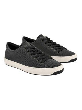 Tod's Allacciato Sneakers Dark Gray Flannel Wool Men's Size 8